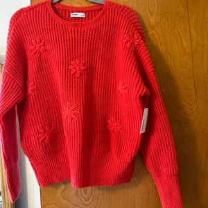 Red sweater size XL NWT